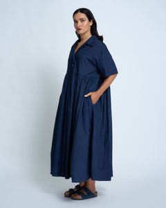 Violetta Claire Cotton Poplin Dress