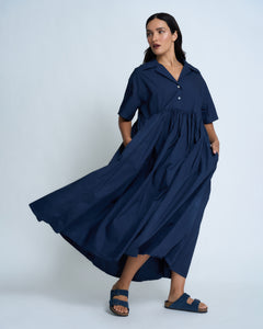 Violetta Claire Cotton Poplin Dress