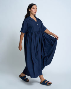 Violetta Claire Cotton Poplin Dress