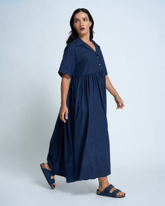 Violetta Claire Cotton Poplin Dress