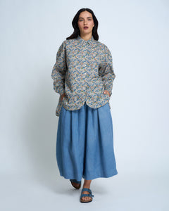 Violetta Siena Vintage Wash French Linen Wide Leg Pants