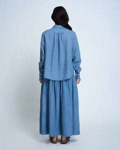 Violetta Septime Vintage Wash French Linen Shirt