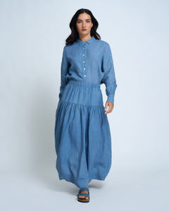 Violetta Septime Vintage Wash French Linen Shirt