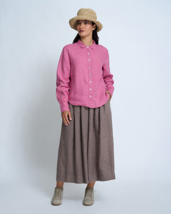 Violetta Septime Vintage Wash French Linen Shirt
