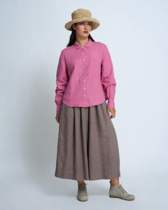 Violetta Septime Vintage Wash French Linen Shirt