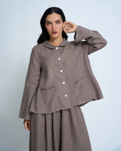 Violetta Jonnie Vintage wash French Linen Jacket