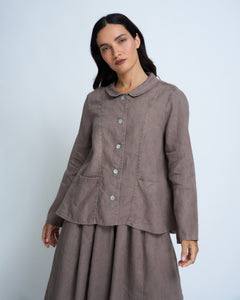 Violetta Jonnie Vintage wash French Linen Jacket