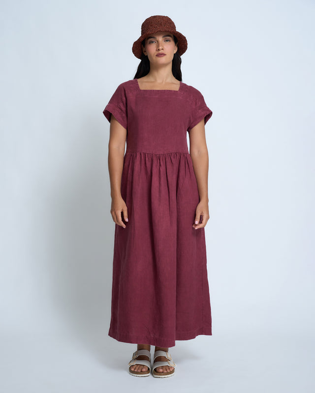 Violetta Hera Vintage Wash French Linen Dress