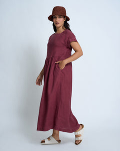 Violetta Hera Vintage Wash French Linen Dress