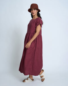 Violetta Hera Vintage Wash French Linen Dress