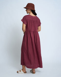 Violetta Hera Vintage Wash French Linen Dress