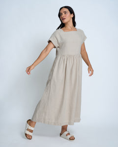Violetta Hera Vintage Wash French Linen Dress