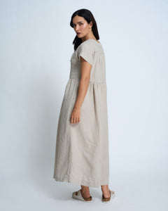 Violetta Hera Vintage Wash French Linen Dress