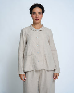 Violetta Jonnie Vintage wash French Linen Jacket