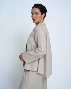 Violetta Jonnie Vintage wash French Linen Jacket