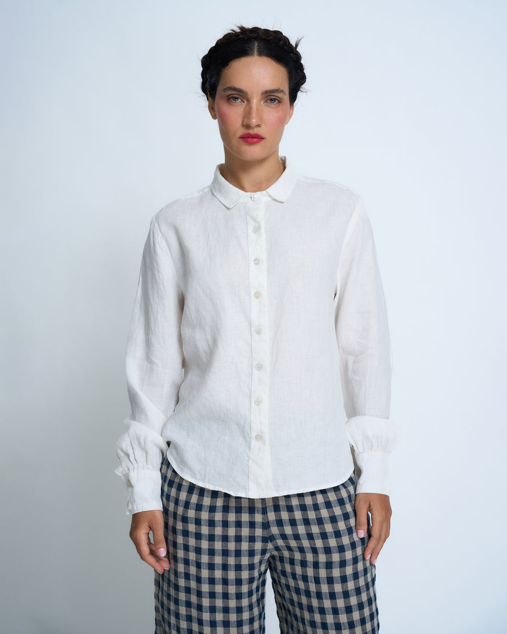 Violetta Septime Vintage Wash French Linen Shirt