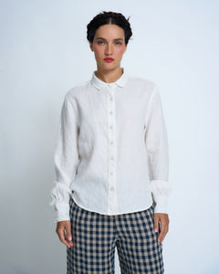 Violetta Septime Vintage Wash French Linen Shirt