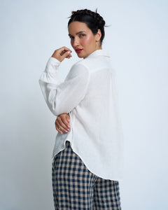 Violetta Septime Vintage Wash French Linen Shirt