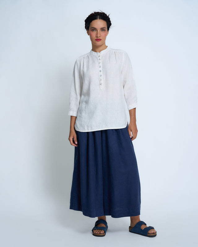 Violetta Seville Vintage Wash French Linen Top