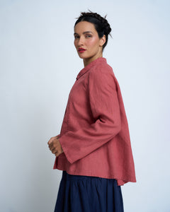 Violetta Jonnie Vintage wash French Linen Jacket