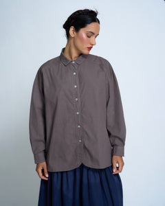Violetta Hemingway Cotton Poplin Shirt