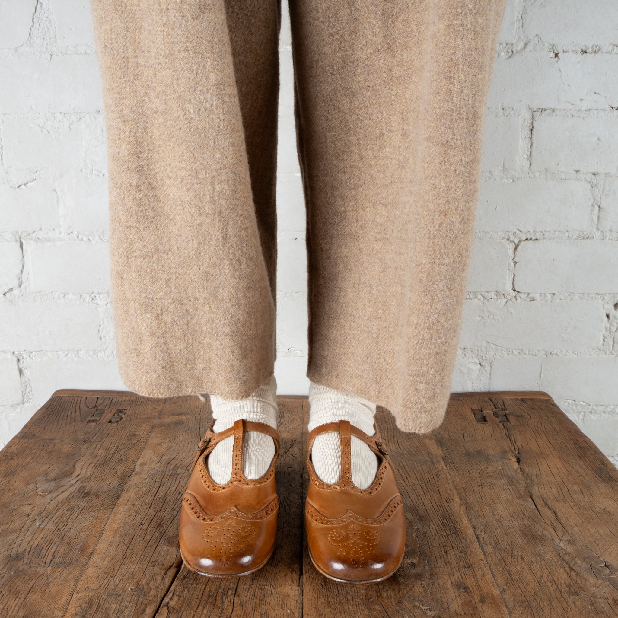 Victoria Varrasso Toffee Alice T-Bar Dolls Shoes