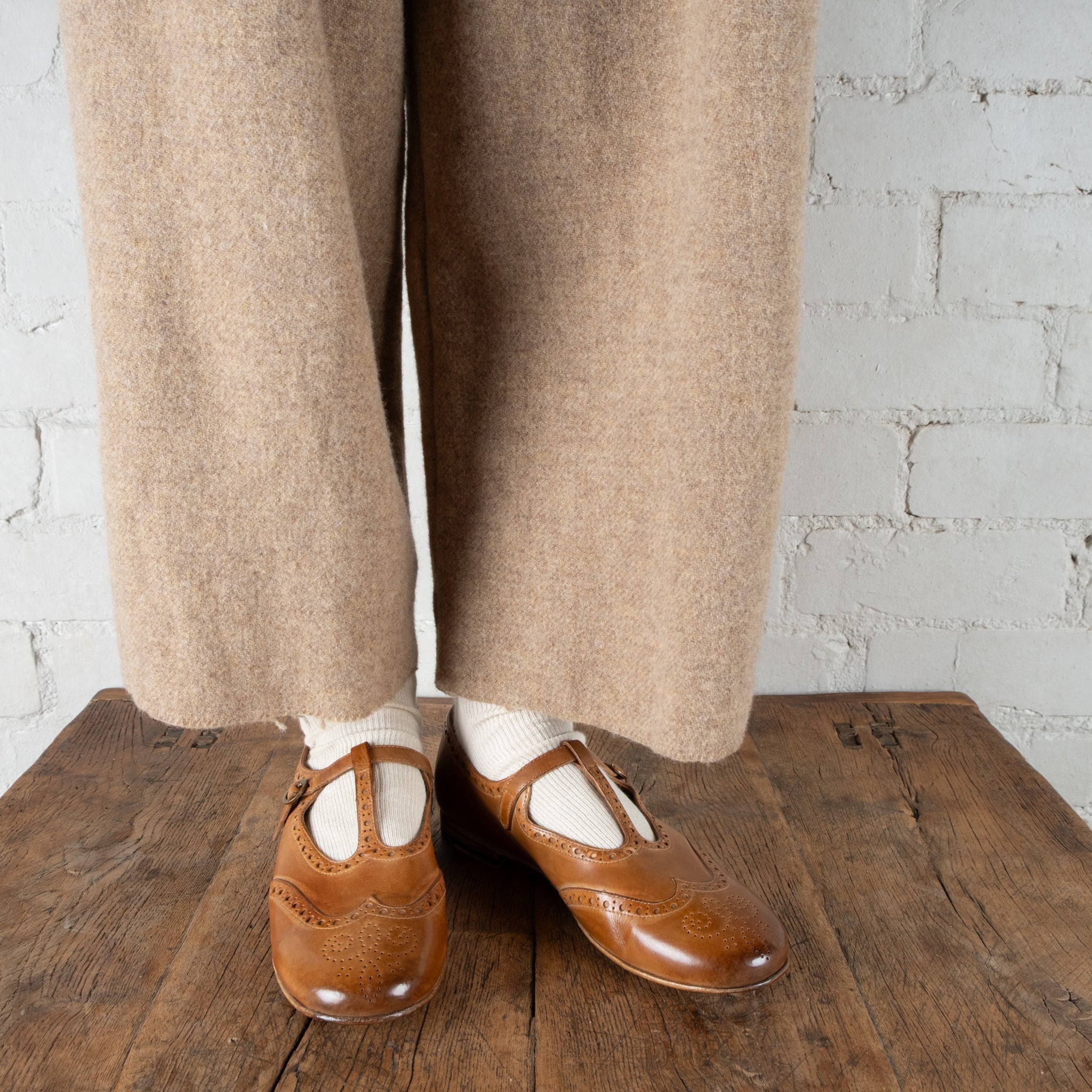 Victoria Varrasso Toffee Alice T-Bar Dolls Shoes