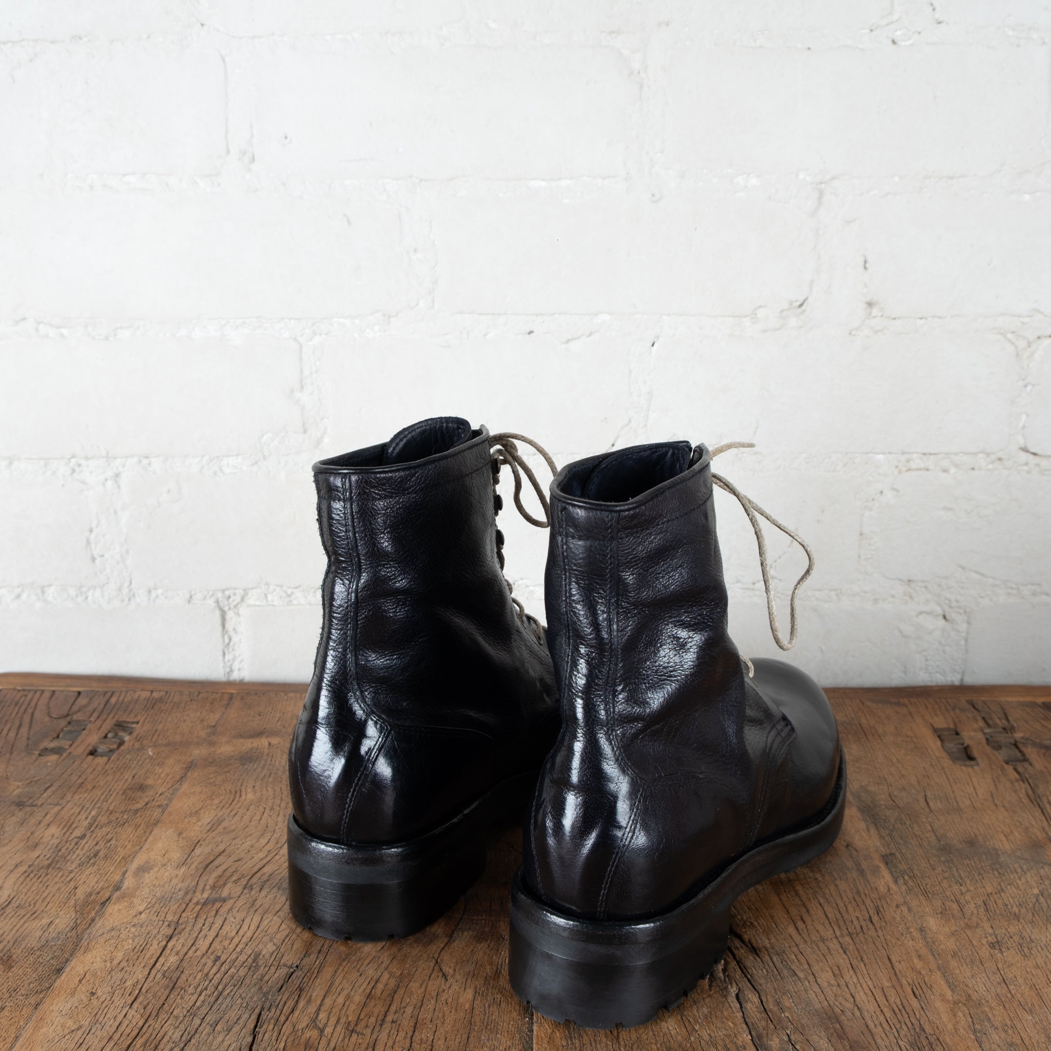 Victoria Varrasso Black Frankie Lace-up Boots