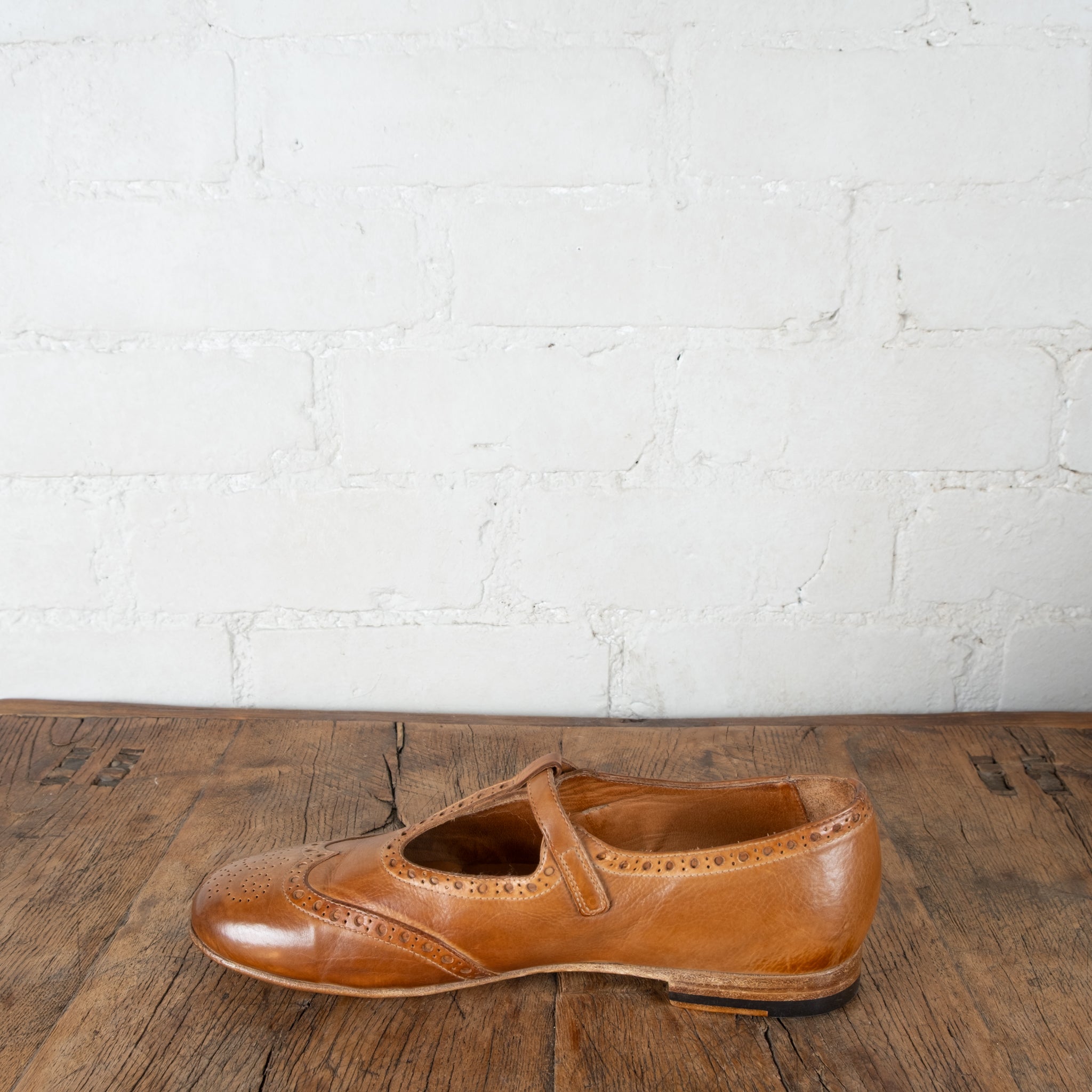 Victoria Varrasso Toffee Alice T-Bar Dolls Shoes