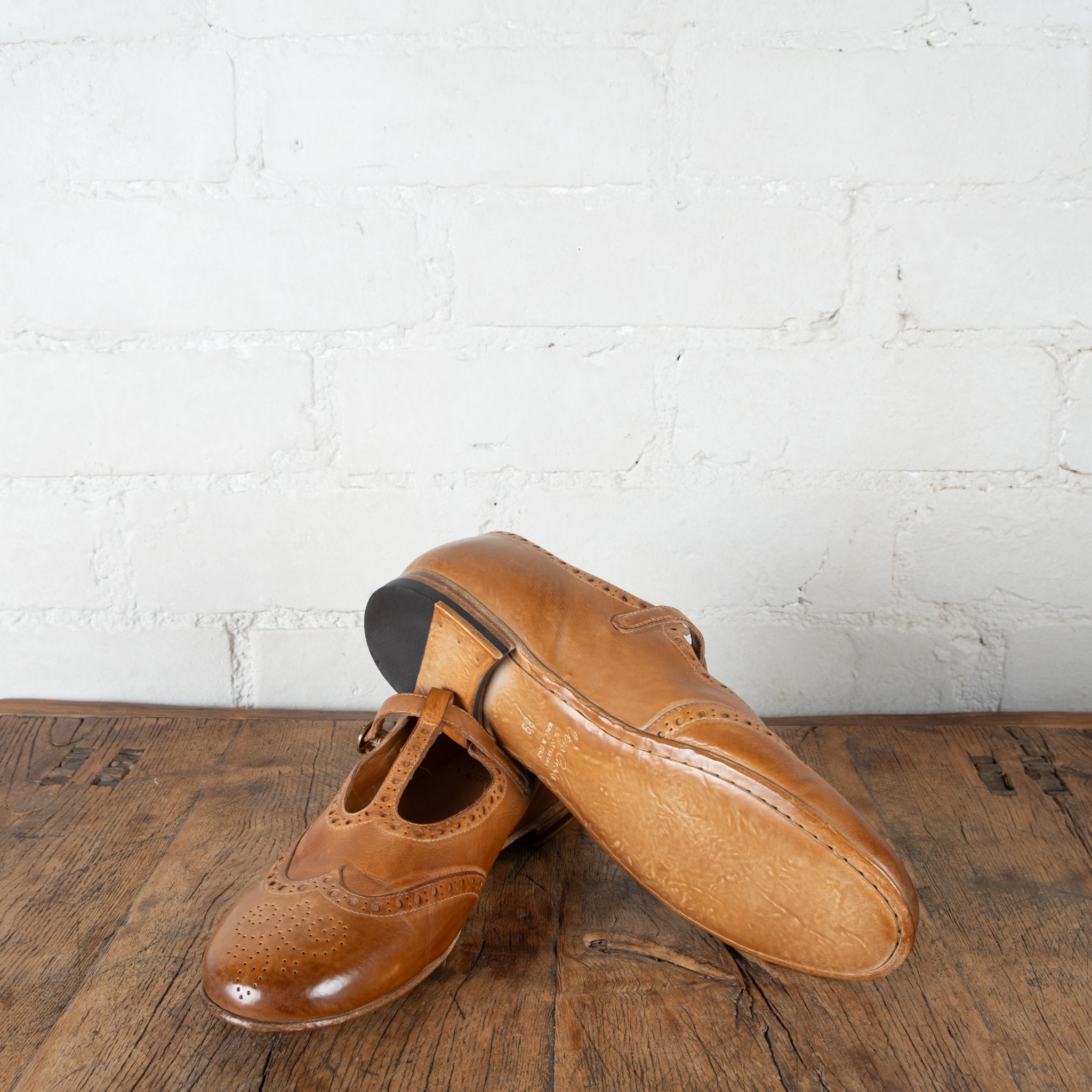 Victoria Varrasso Toffee Alice T-Bar Dolls Shoes
