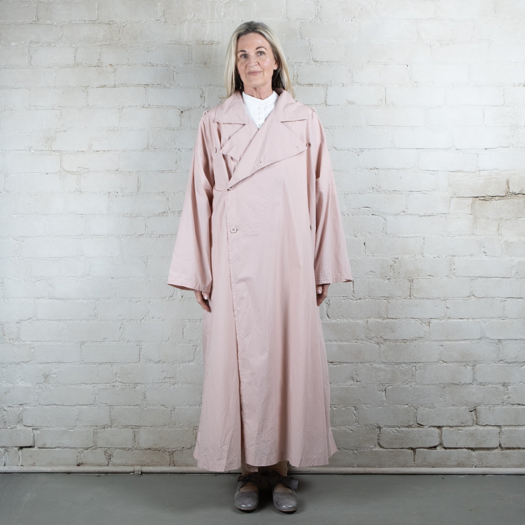 Hallelujah Modèle 1940's Natural Dyed Cotton Coat