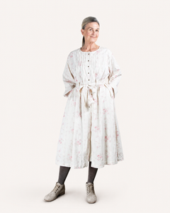 Les Ours Anis Popeline Liberté Bouquet Coat Dress