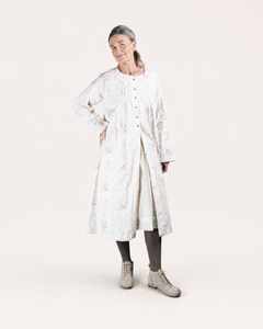 Les Ours Anis Popeline Liberté Bouquet Coat Dress
