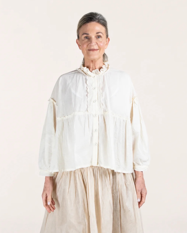 Les Ours Carvi Ecru Cotton Top