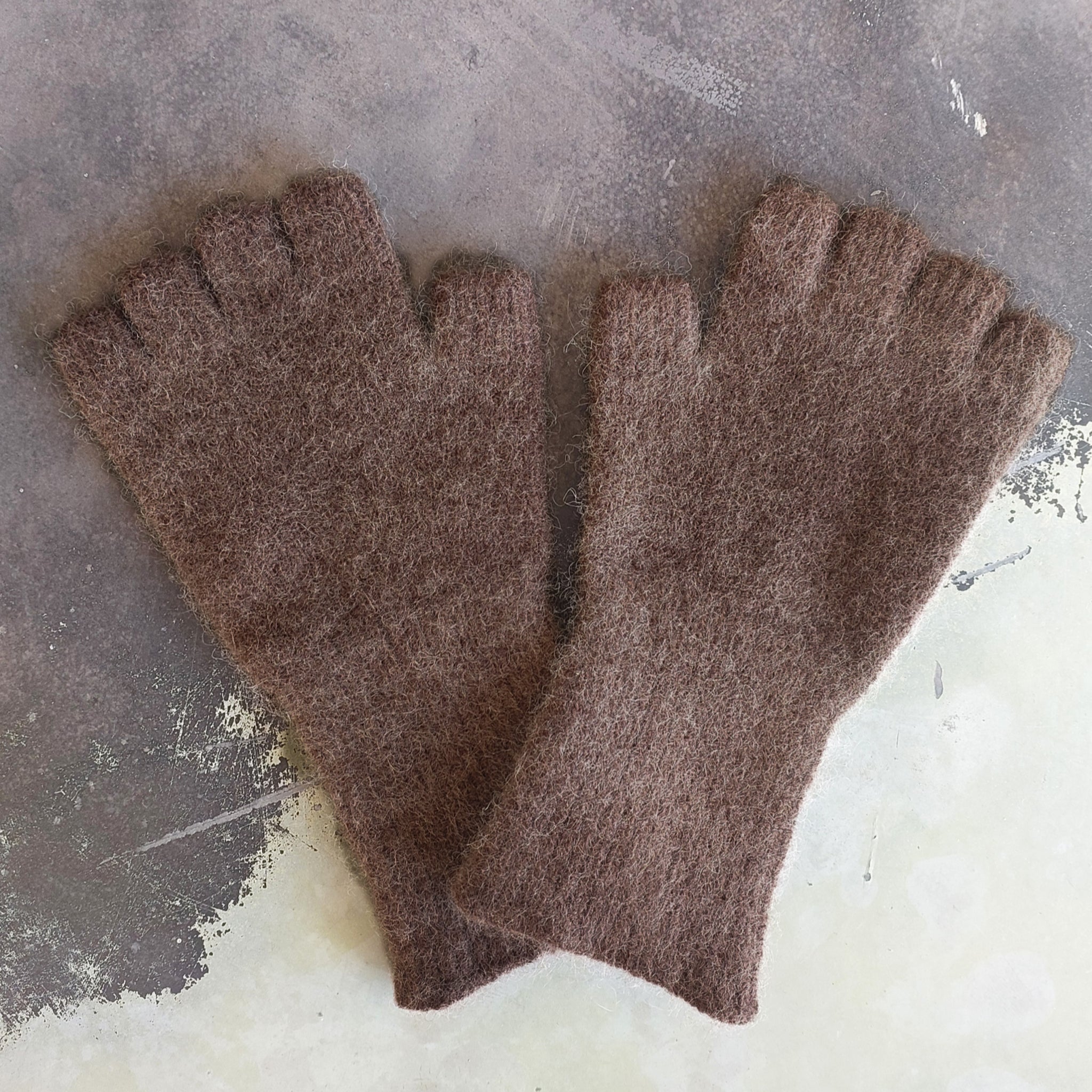 Penelope Durston Angora Lambs Wool Fingerless Gloves
