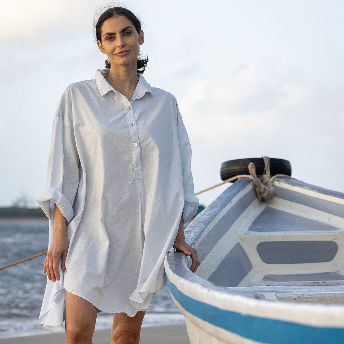 Meg by Design Harper Paper Cotton Shirt