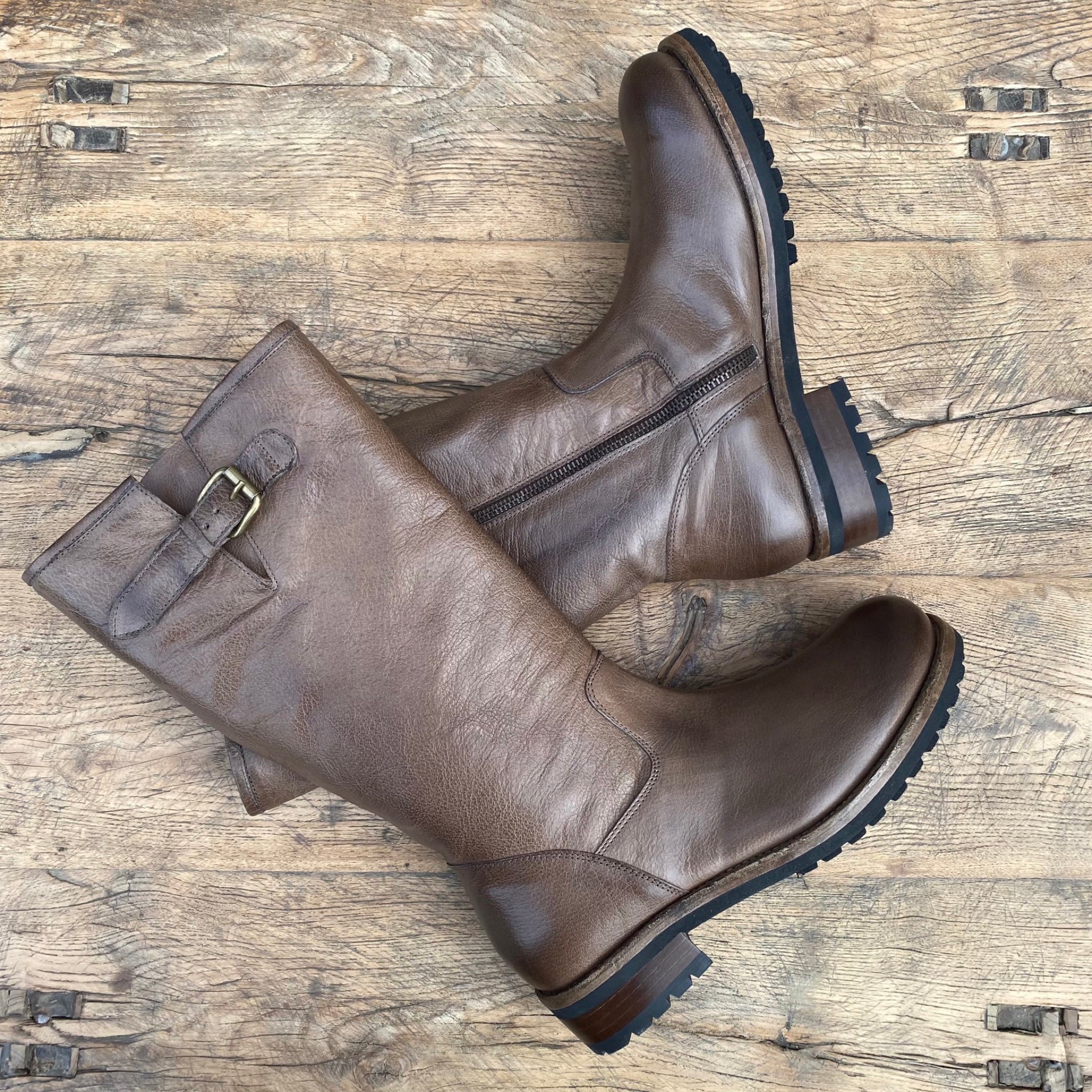 Victoria Varrasso Buffalo Leather Land Boots