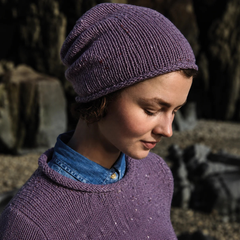 Fisherman Out Of Ireland Donegal Yarn Roll Edge Beanie
