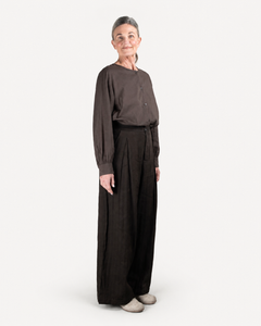 Elsa Esturgie Palace Linen Cotton Pants