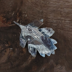 Emma Cunningham Recycled Silver Leaf Brooches