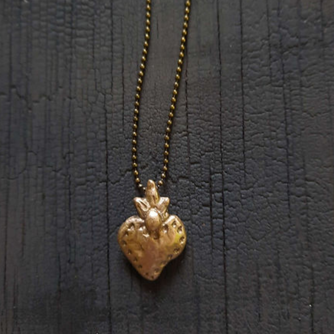 Emma Cunningham Heart Charm Necklace