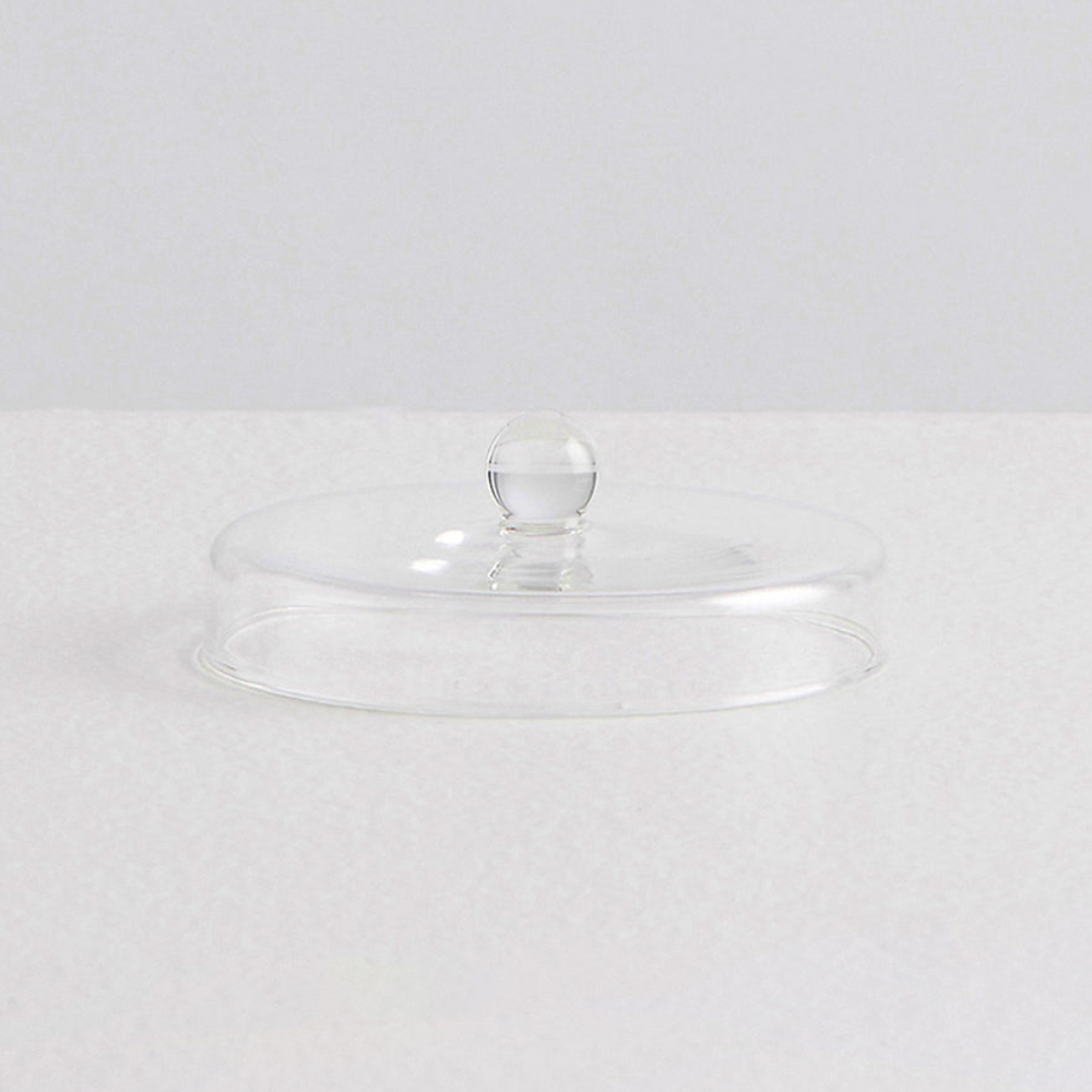 Maison Balzac Large Clear Glass Candle Lid