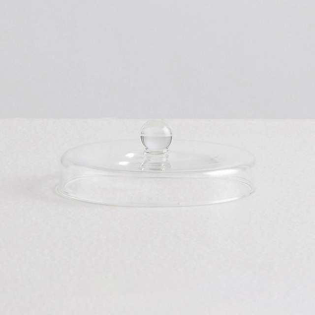 Maison Balzac Large Clear Glass Candle Lid