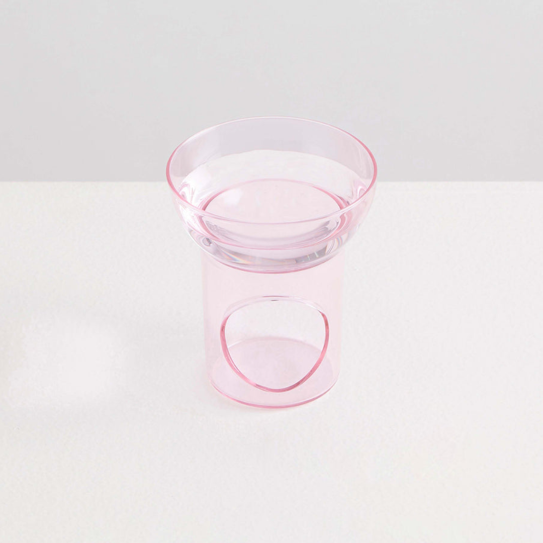 Maison Balzac Pink Glass Essential Oil Burner