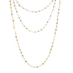 Rubyteva Multi Tourmaline Link Necklace