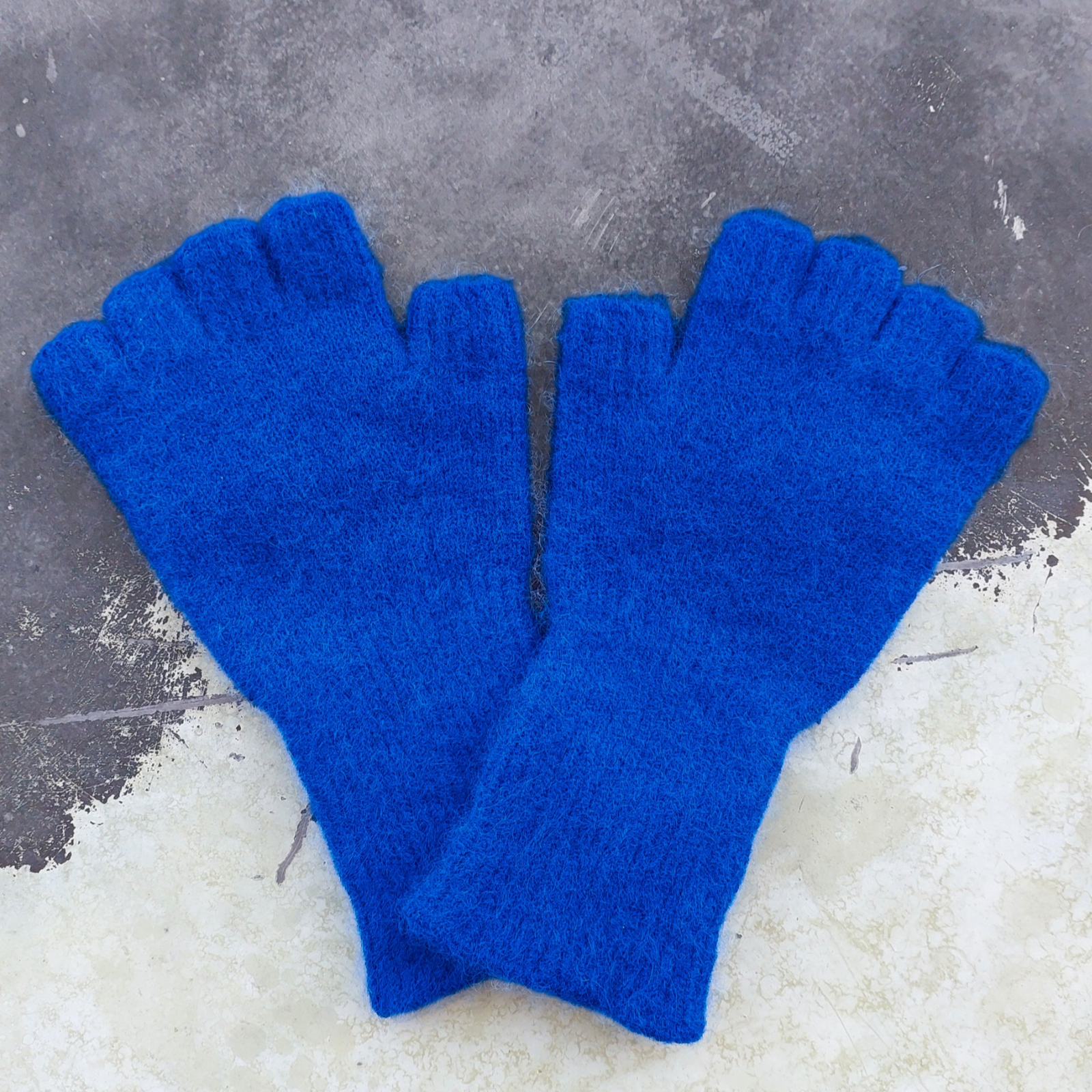 Penelope Durston Angora Lambs Wool Fingerless Gloves