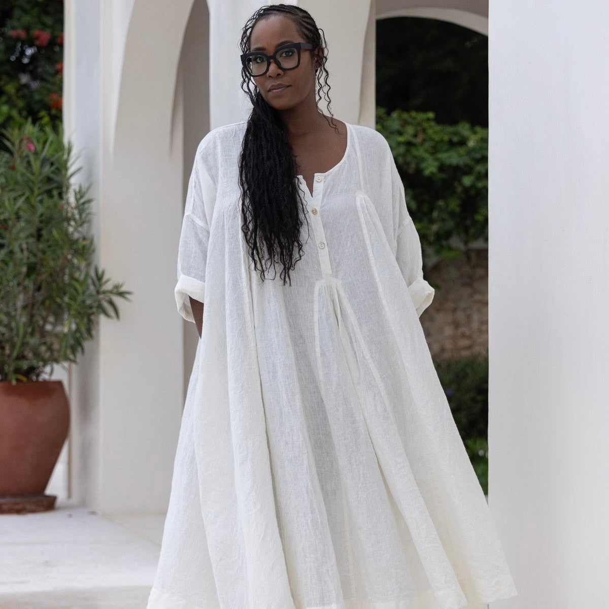 Meg By Design Shiva Linen Dress