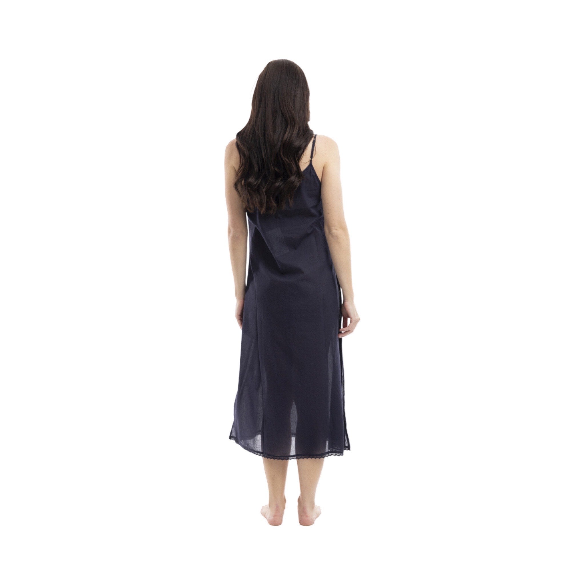Cotton Slip Dress Long