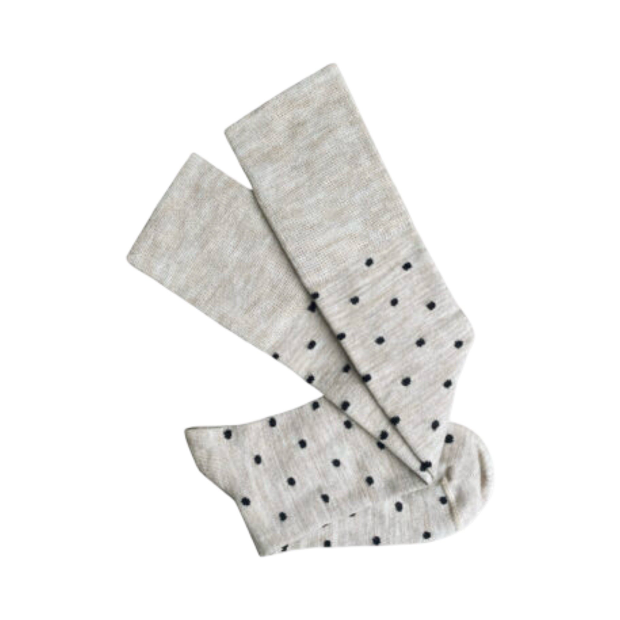 Tightology Merino knit Dotty Knee High Socks