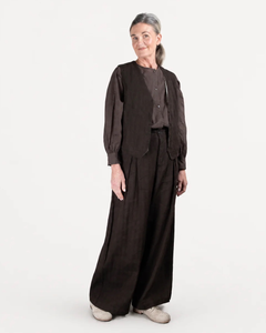 Elsa Esturgie Peau Linen Cotton Vest